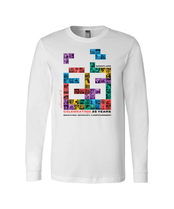 Adult Long-Sleeved Tetris Tee - 25th Anniversary