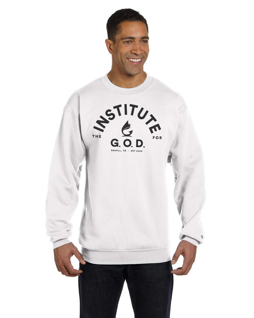 Institute Sweatshirt (White)